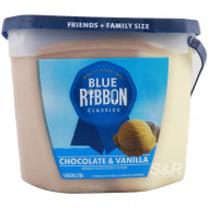 Blue Ribbon Classics Ice Cream Chocolate and Vanilla Flavor 3.78L 